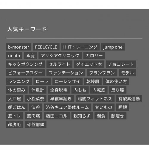 「ワードプレス に人気キーワード表示するに」の質問画像