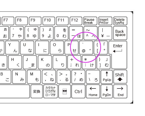 「パソコンの@の打ち方がわかりません。どう」の回答画像3