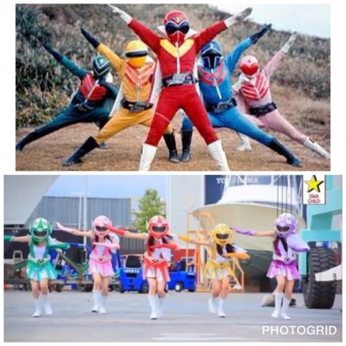 「ゴレンジャーとももいろクローバーZではど」の質問画像