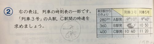 「誰かこの問題の解き方を教えてください(小」の質問画像