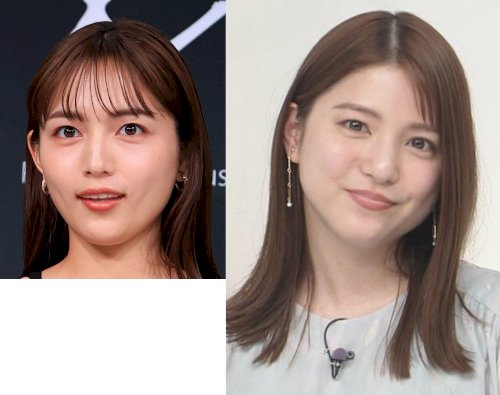 「川口春奈さんと川島海荷さんってそっくりじ」の質問画像