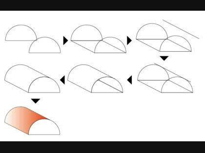 半円のかまぼこ構造の描き方 イラレcs5を使っています 半円のかまぼ 画像編集 動画編集 音楽編集 教えて Goo
