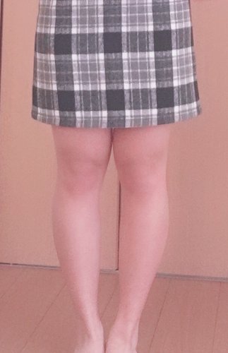 「このスカート履きたいんですけどやっぱり脚」の質問画像
