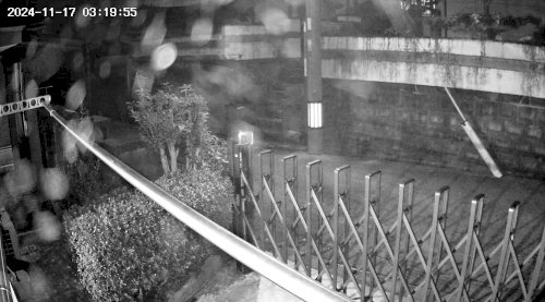 「夜中の３時に防犯カメラに映っているこれは」の補足画像1