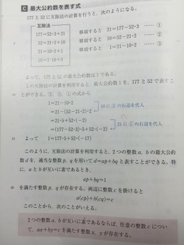 「至急で数学の質問です。真ん中の21-(5」の質問画像