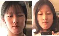 「どちらの髪型が良いと思いますか？」の質問画像