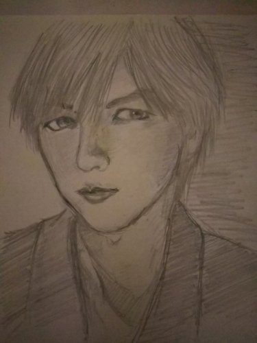 「神谷浩史さんの似顔絵描き直しました 案の」の質問画像