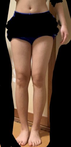 「身長162cmで体重51kgです。写真を」の質問画像