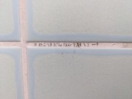 落書き公衆便所女 公衆便所にこんな落書きがしてました。どう思いますか？ -公衆便所にこ- その他（性の悩み） | 教えて!goo